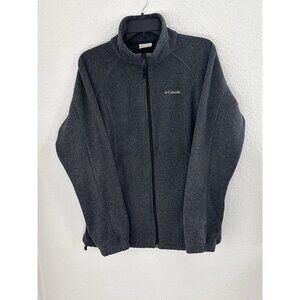 Columbia Sportswear Fleece Women's Size Large Grey Lightweight Full Zip Outdoors